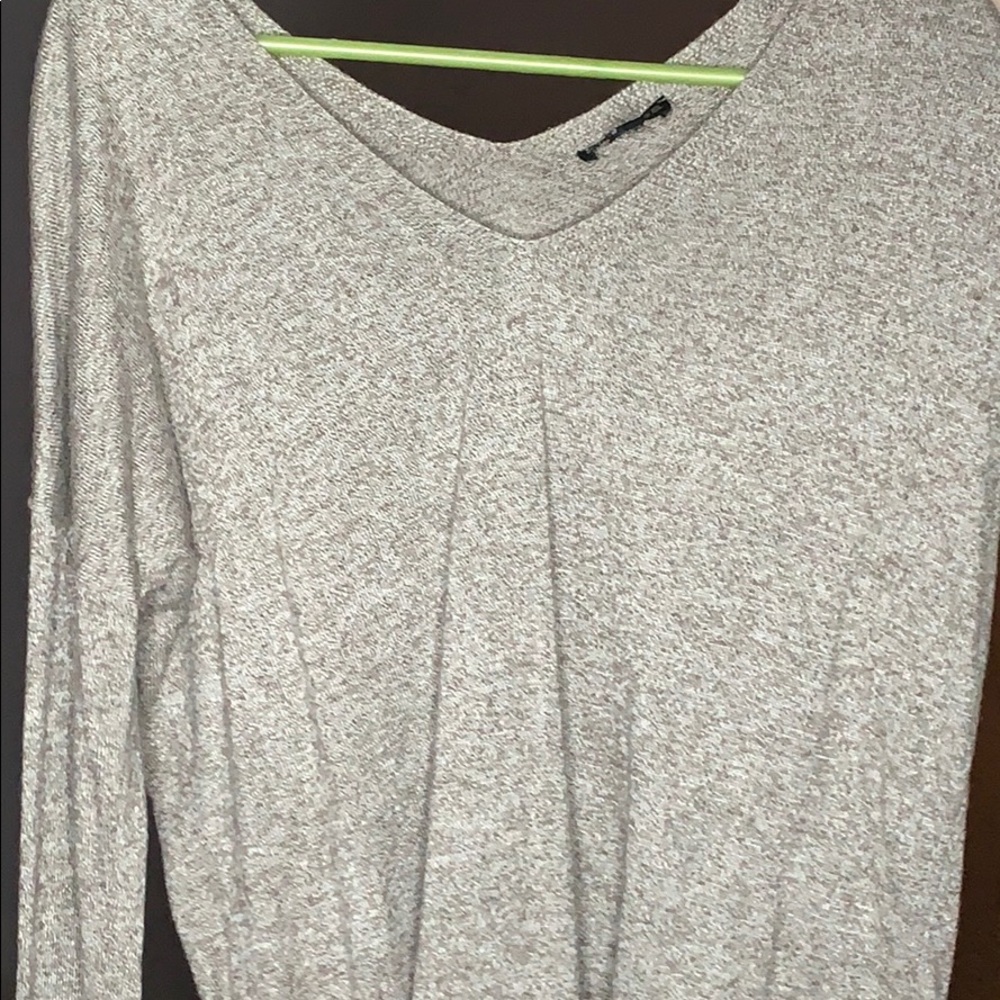 Brown/cream colored sweater
